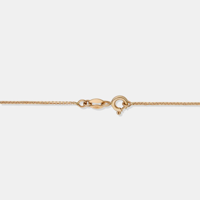 18K Yellow Gold Single Chain Necklace