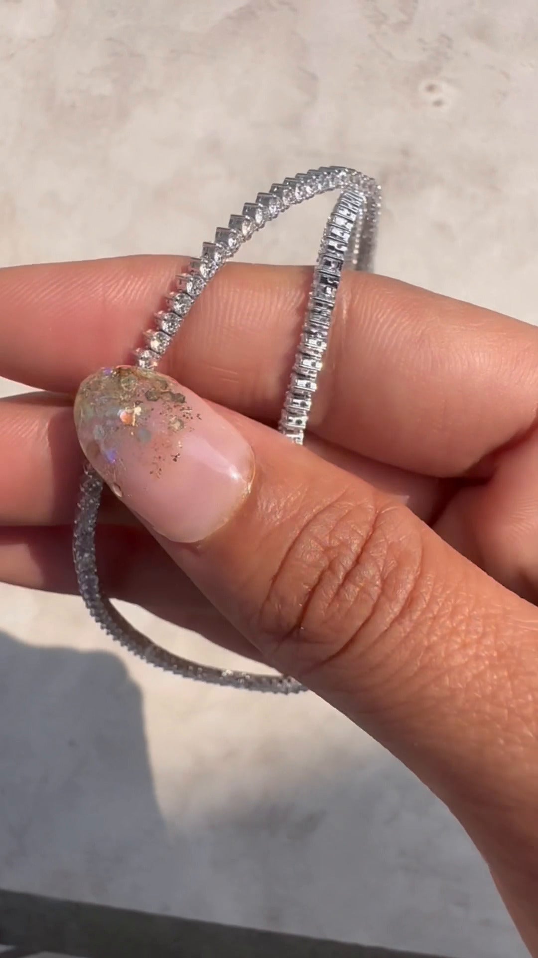 Classic Moissanite Tennis Necklace