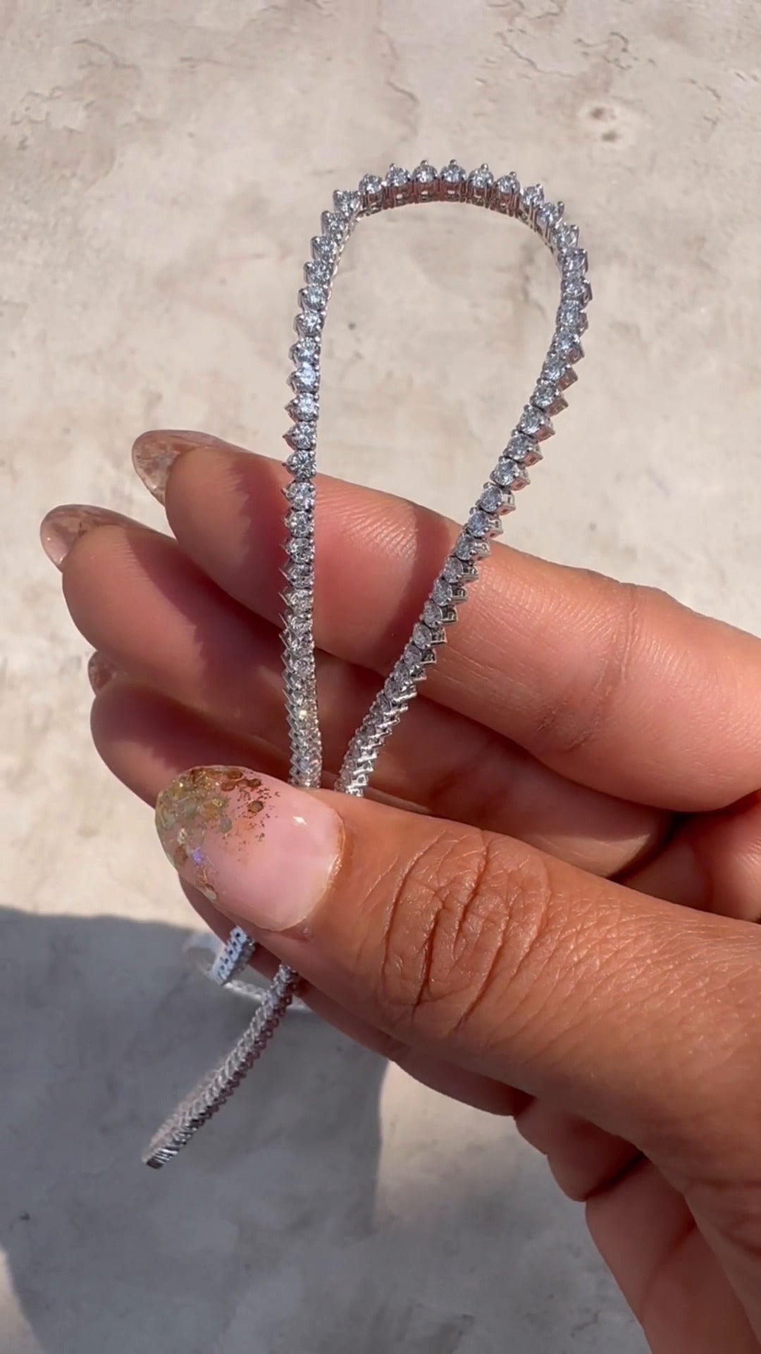 Classic Moissanite Tennis Necklace