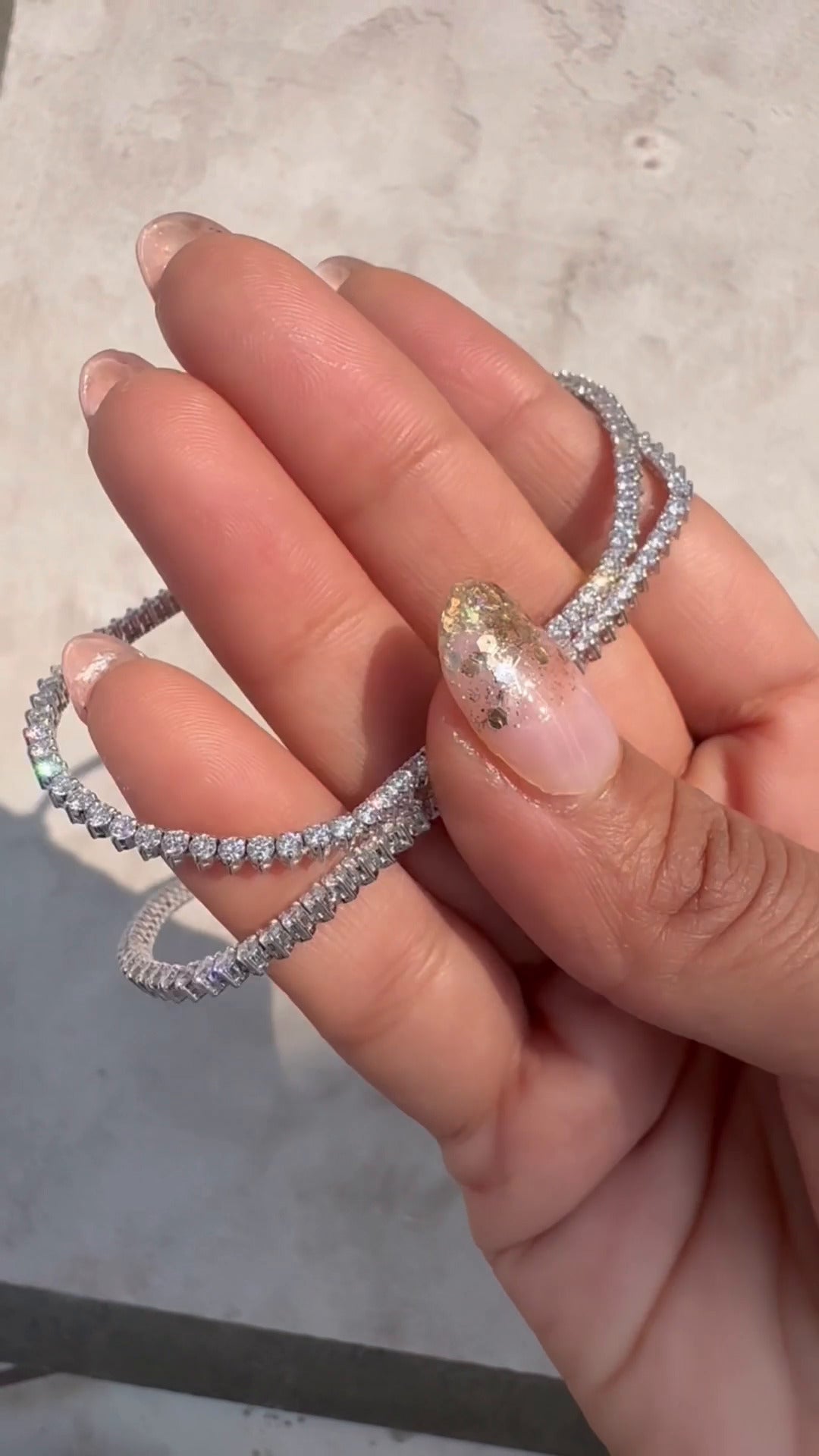 Classic Moissanite Tennis Necklace