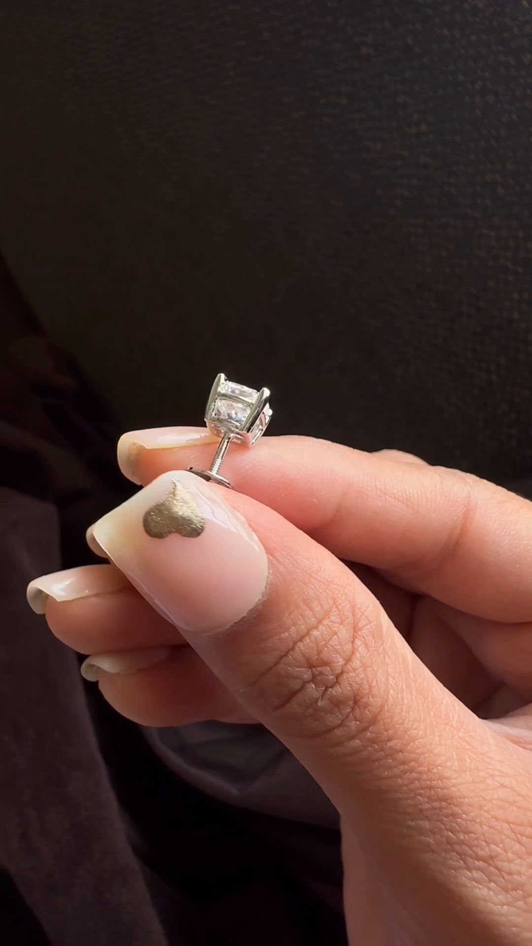 Cushion Cut Stud Earrings