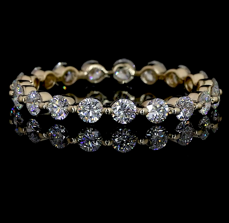 Zinnia Moissanite Eternity Band