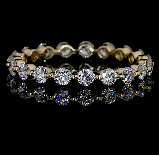 Zinnia Moissanite Eternity Band
