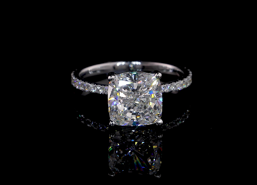 Moissanite Engagement Ring