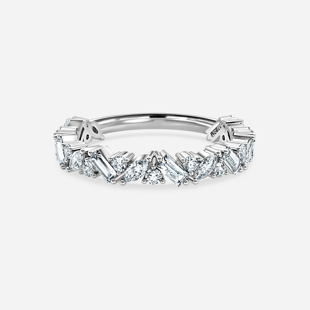 Cara Stackable Moissanite Wedding Ring