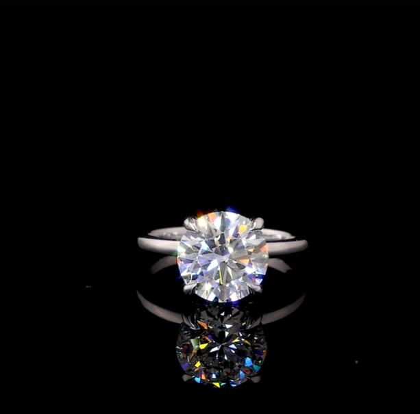 Moissanite Engagement Ring