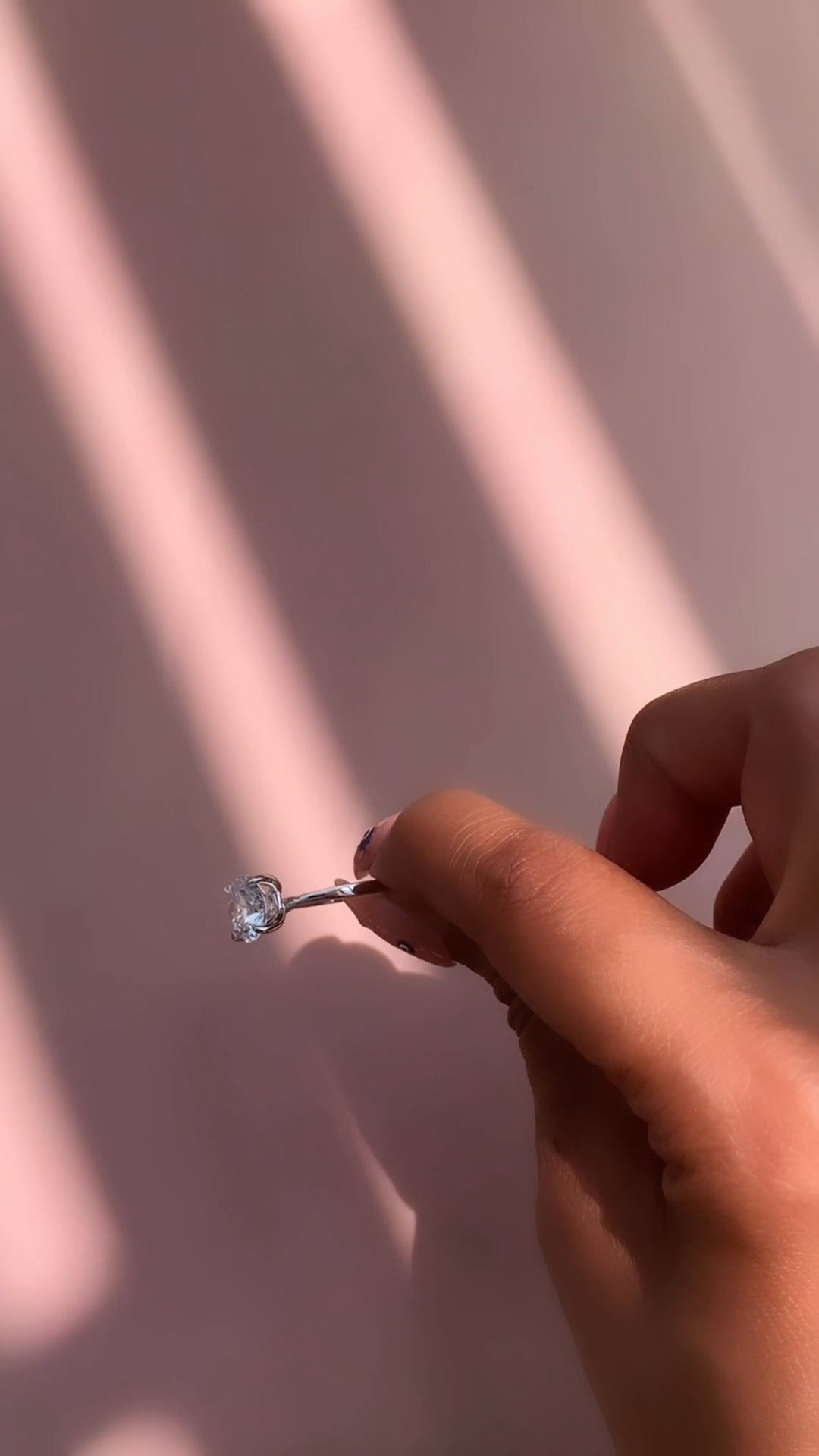 Jaya Round Solitaire Moissanite Engagement Ring
