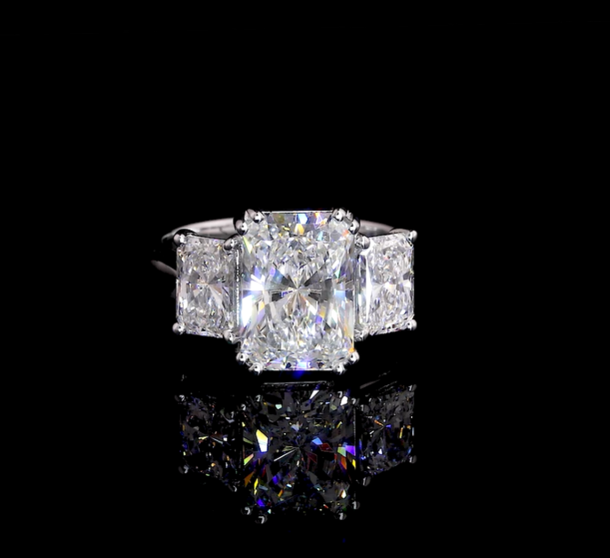 Jessamine Moissanite Engagement Ring