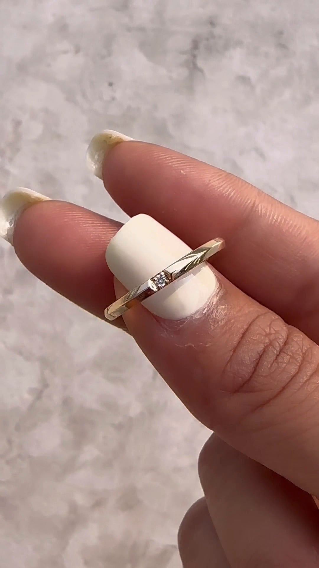 Lira Moissanite Wedding Ring