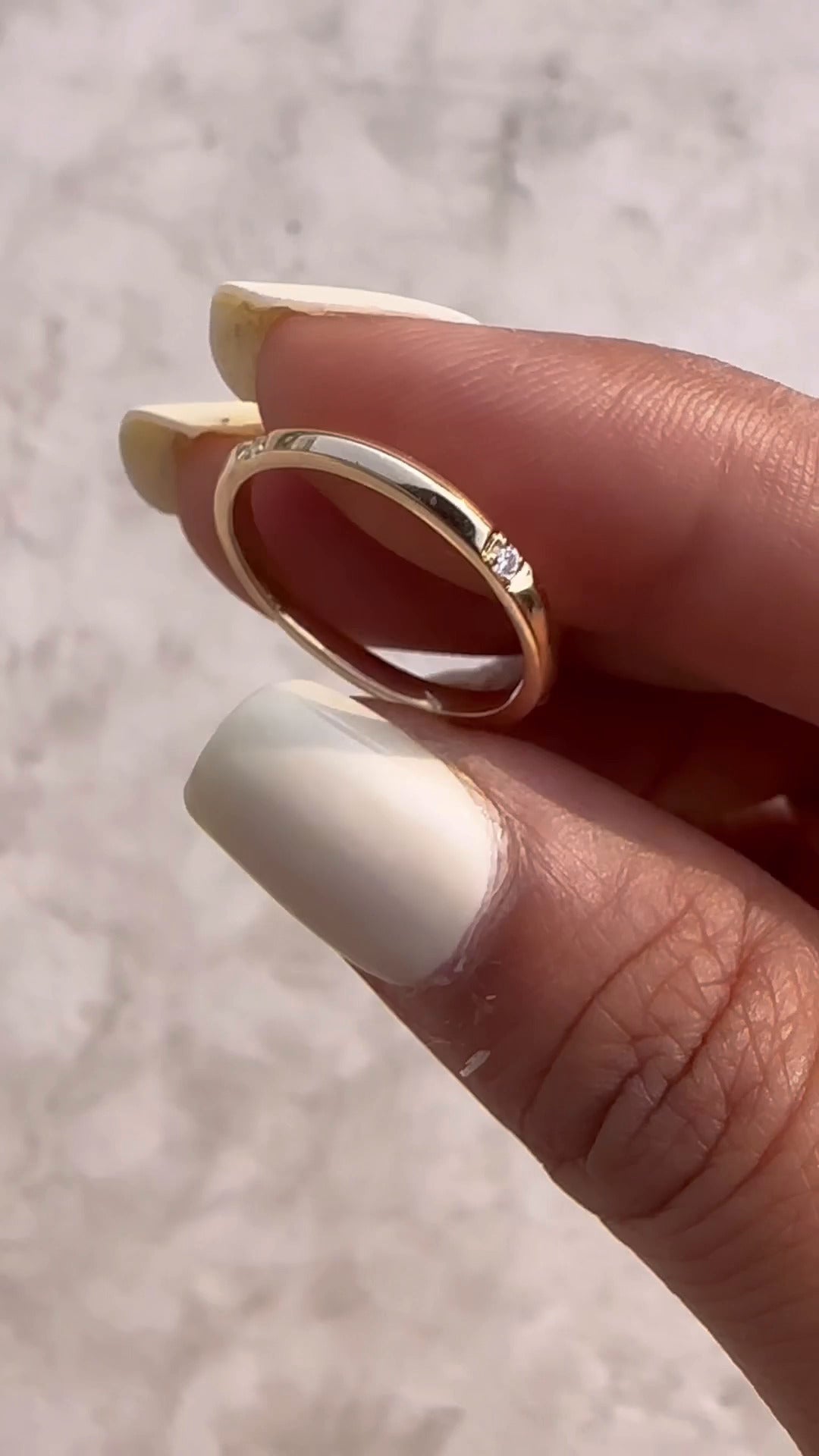 Lira Moissanite Wedding Ring
