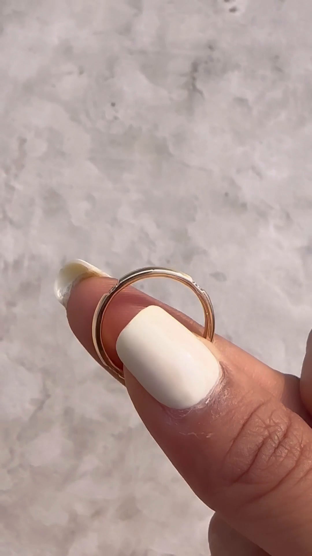 Lira Moissanite Wedding Ring