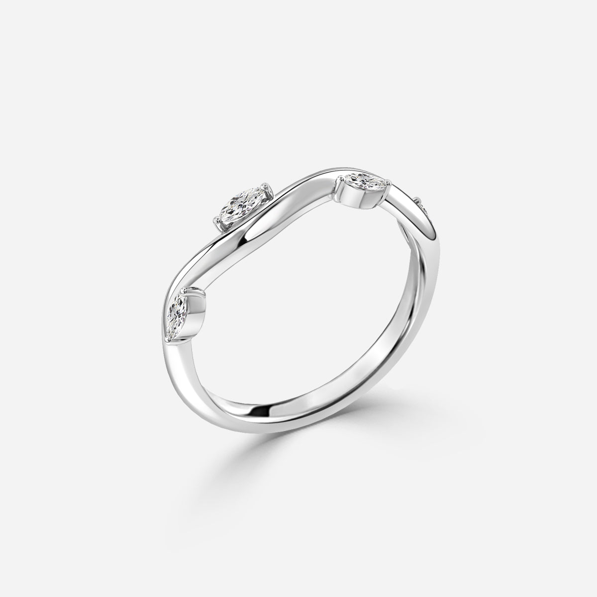 Tansy Moissanite Wedding Ring