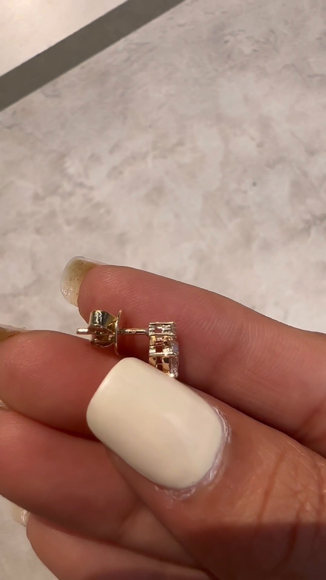 Oval Moissanite Drops Earrings