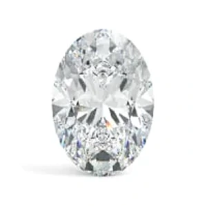Oval Moissanite Engagement Ring