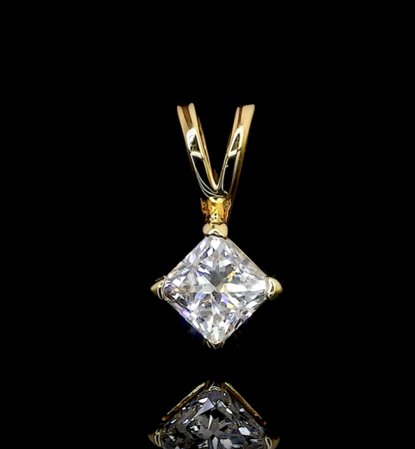 Princess Solitaire Pendant