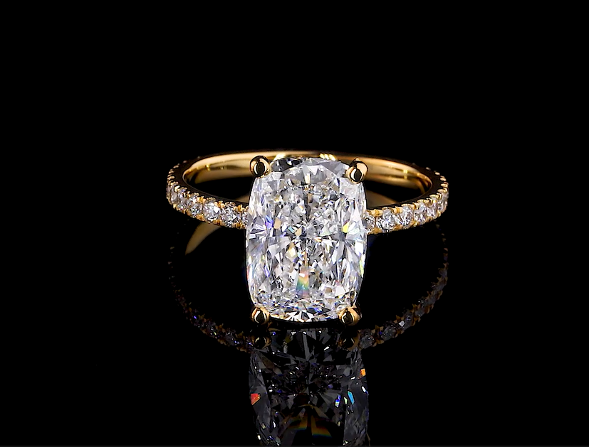 Moissanite Engagement Ring