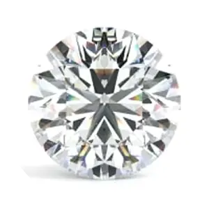 Round Cut Moissanite Engagement Ring