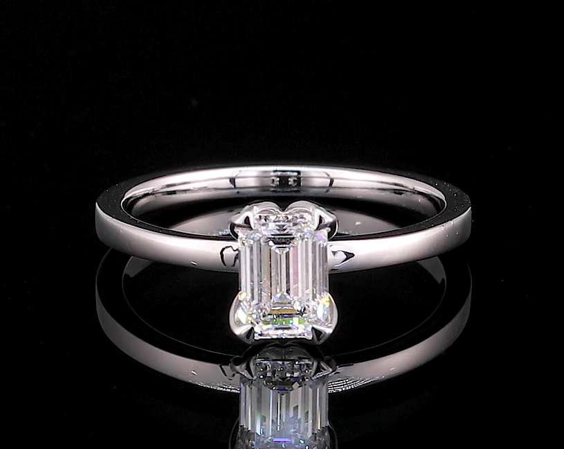 Moissanite Engagement Ring