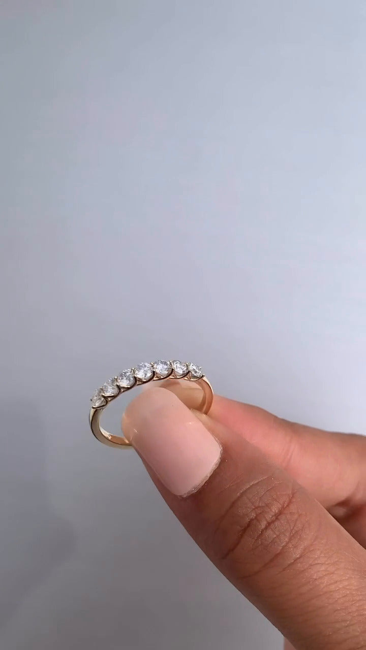Serene Moissanite Wedding Ring