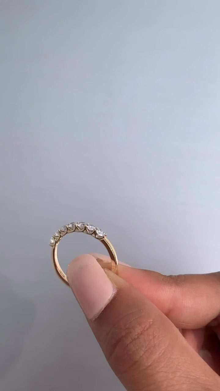 Serene Moissanite Wedding Ring