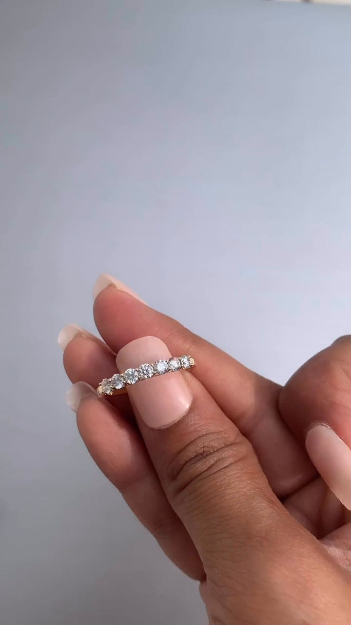 Serene Moissanite Wedding Ring