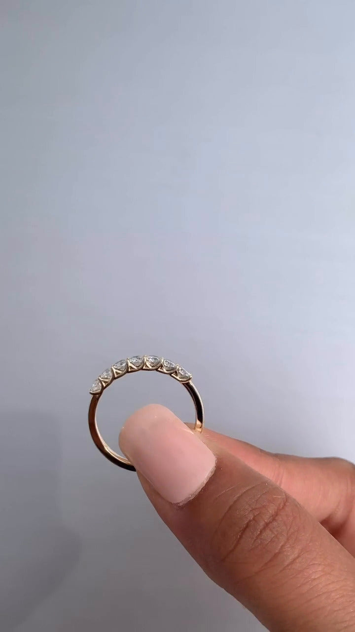Serene Moissanite Wedding Ring