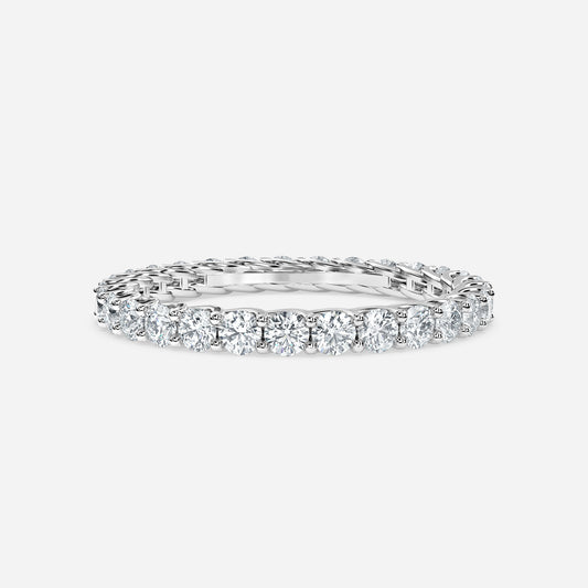 Kozen Round Moissanite Wedding Ring