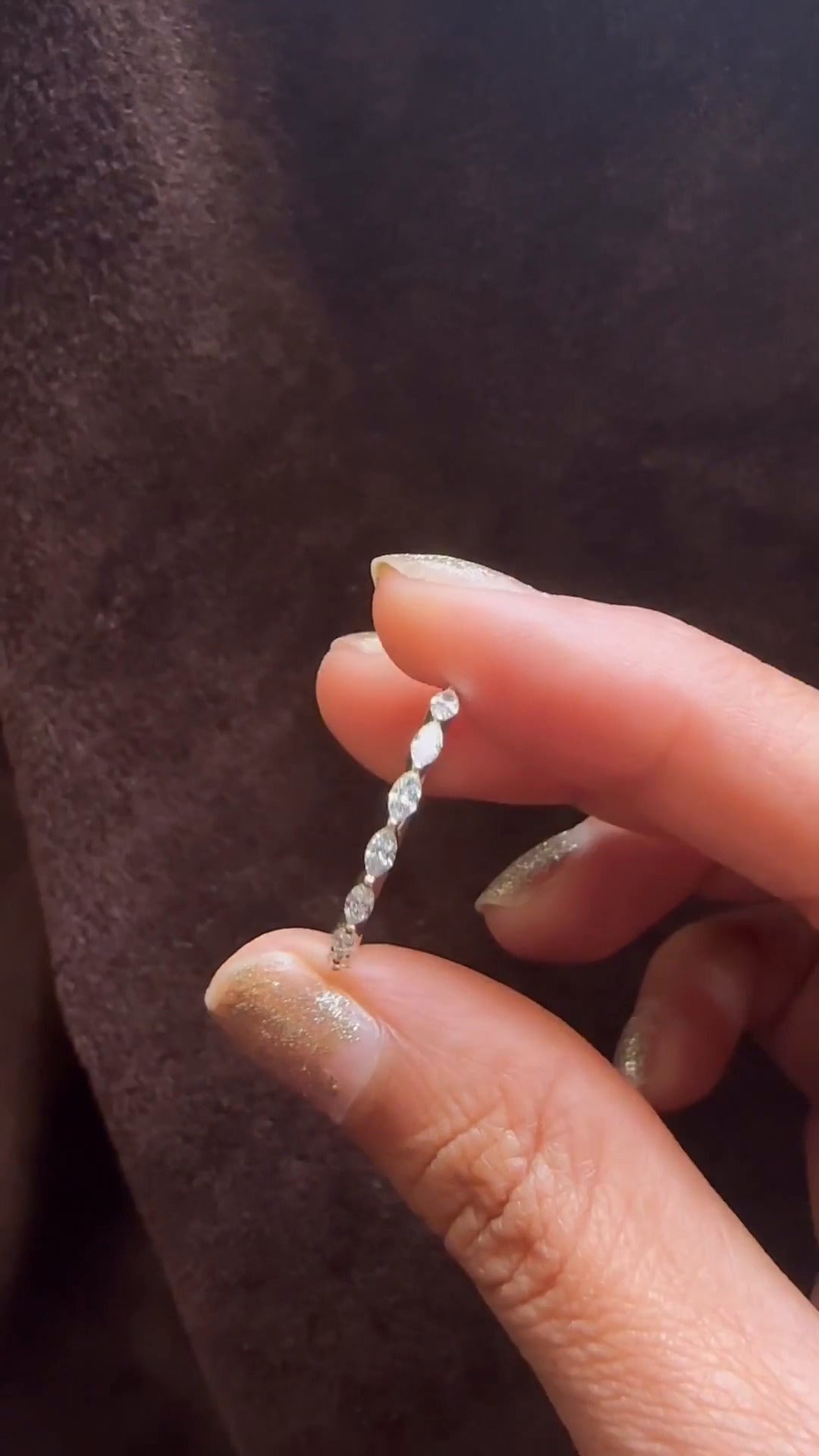 Yra Moissanite Stackable Ring