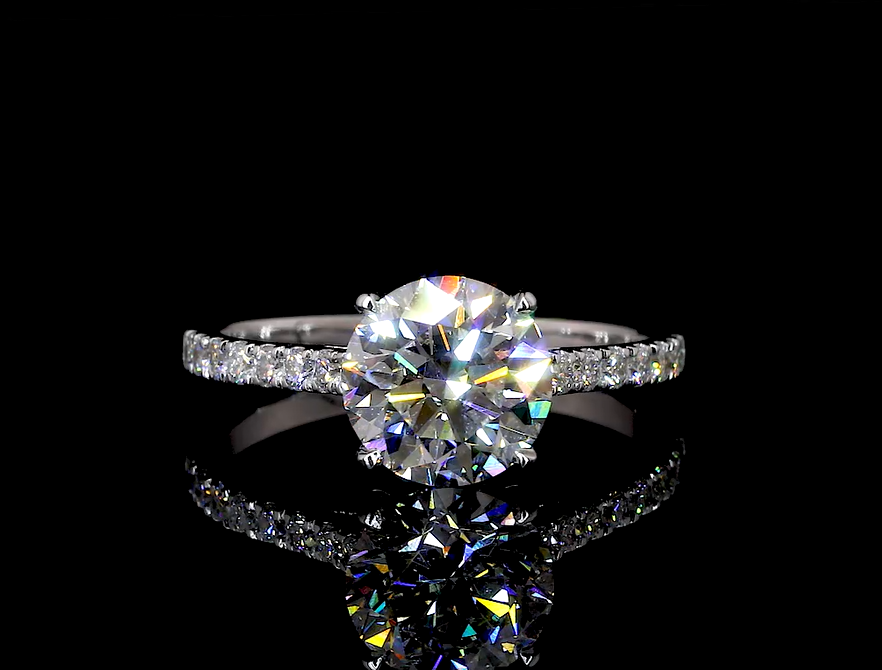 Moissanite Engagement Ring
