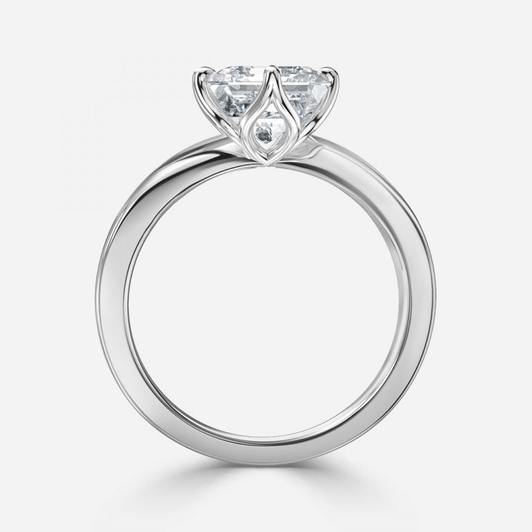 Noelle Asscher Solitaire Moissanite Engagement Ring