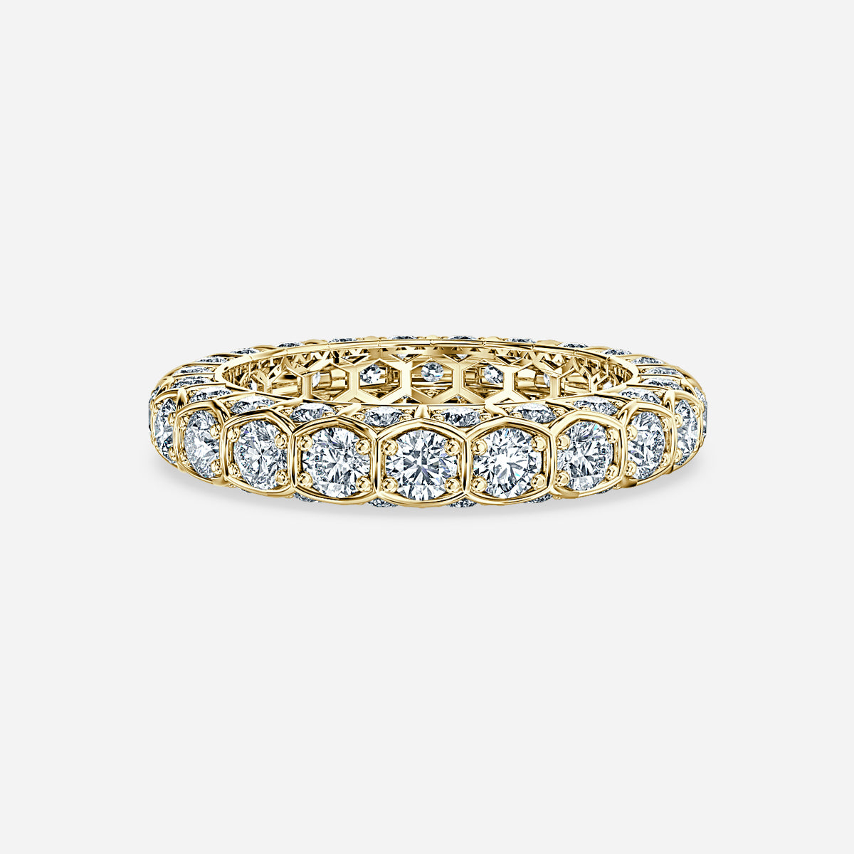 Fable Round Moissanite Eternity Ring