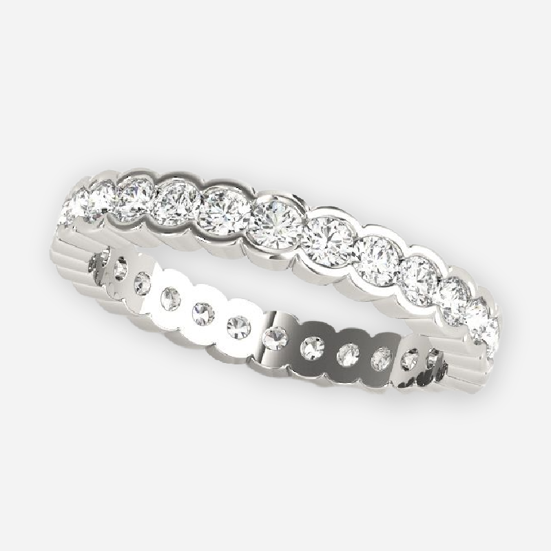 Hubli Moissanite Eternity Band