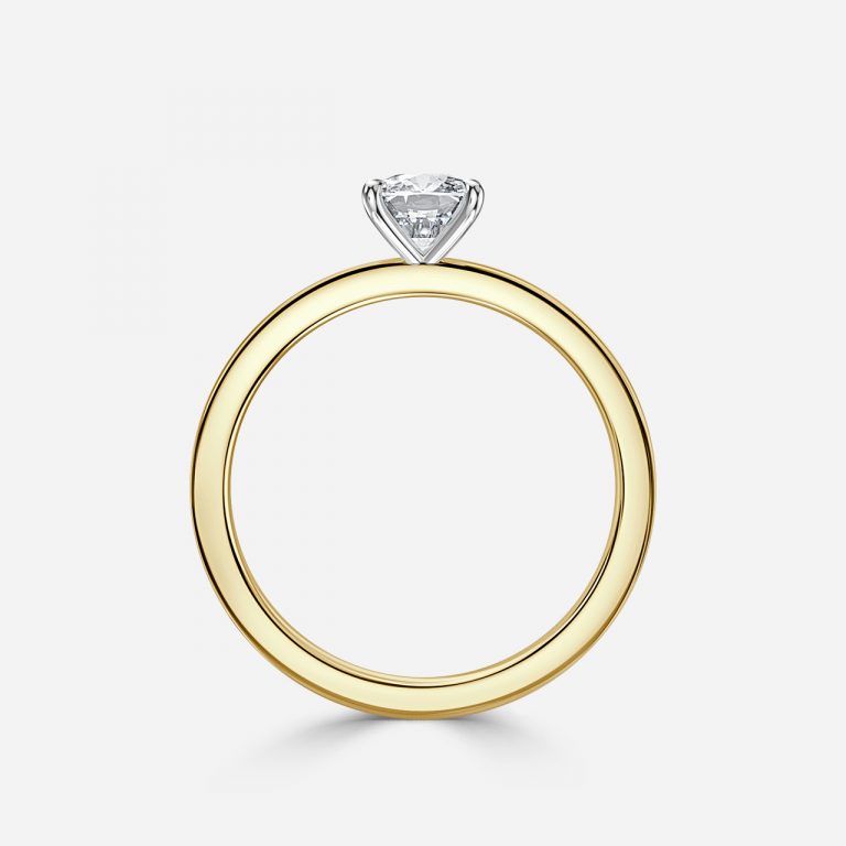 Ailani Cushion Solitaire Moissanite Engagement Ring