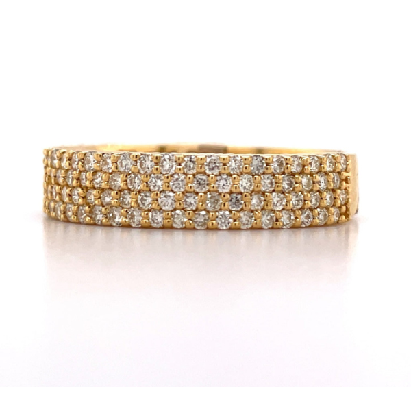 1.25Ct Iced Out Moissanite Ring