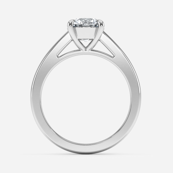 Tova Round Solitaire Moissanite Engagement Ring