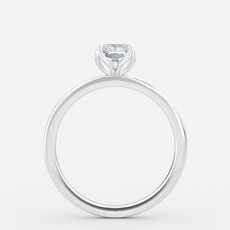 Samira Radiant Solitaire Moissanite Engagement Ring