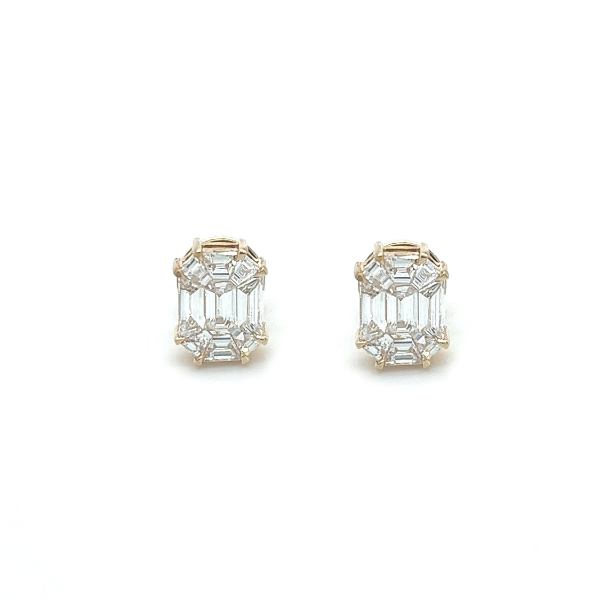 1.03Ct Moissanite Stud Earrings