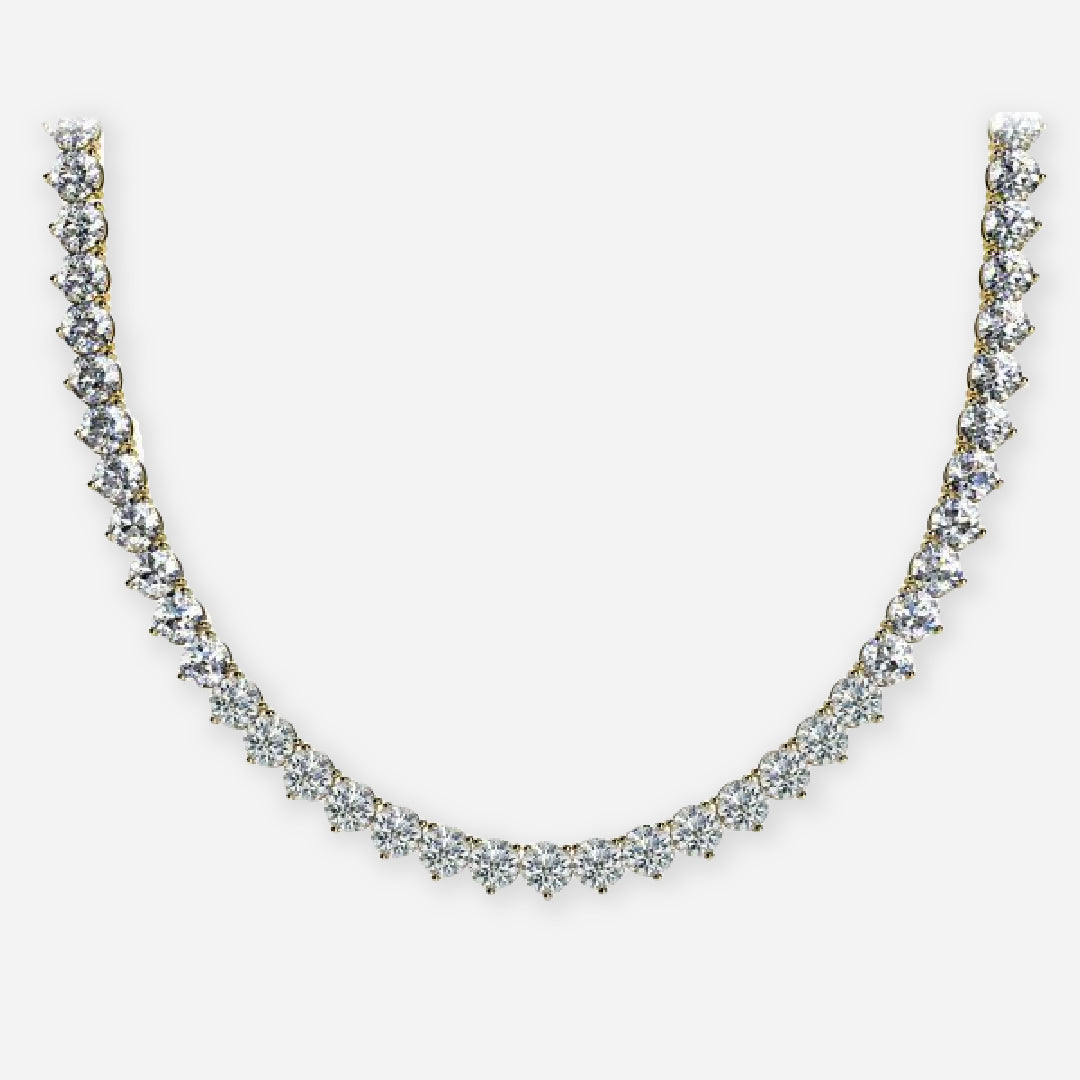 Classic Moissanite Tennis Necklace