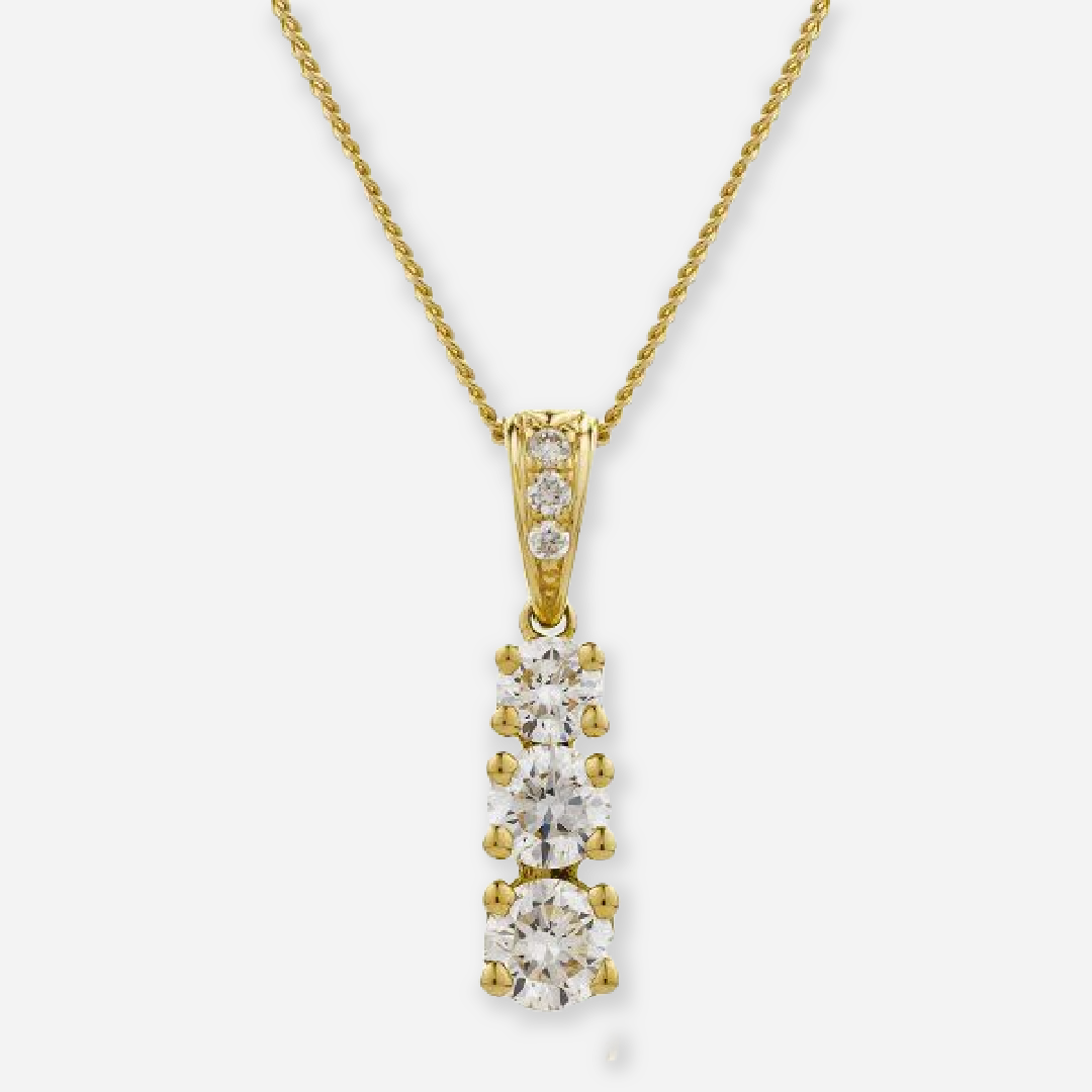 Trilogy Diamond Pendant