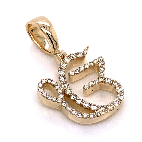 0.55 CT Moissanite Iced Out Ek Onkar Pendant