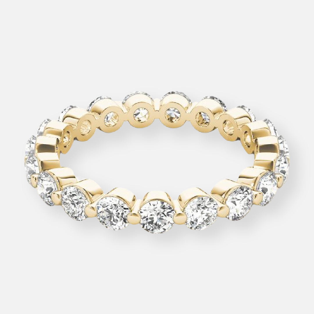 Zinnia Moissanite Eternity Band