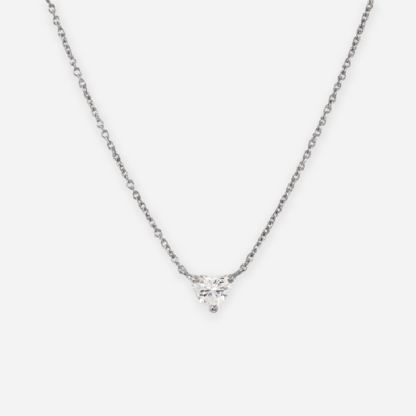 Heart Cut Diamond Pendant