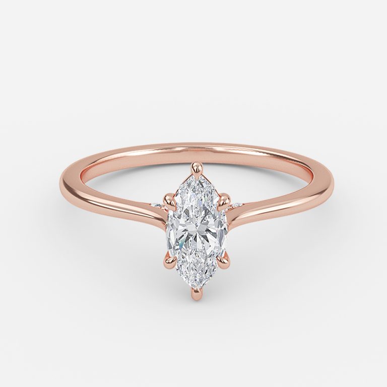 Pandora Marquise Hidden Halo Moissanite Engagement Ring