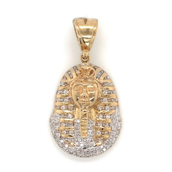 2.50 CT Moissanite Iced Out Pharaoh Pendant