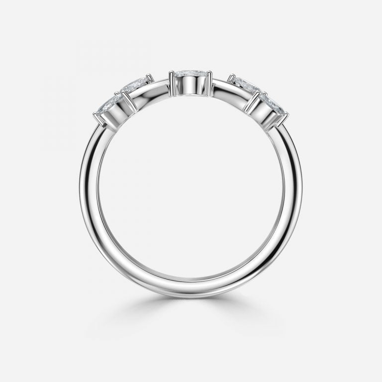 Nova Moissnaite Stackable Ring