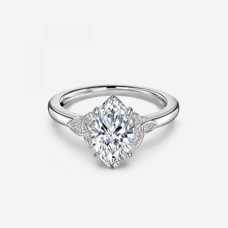 Kerensa Marquise Vintage Moissanite Engagement Ring