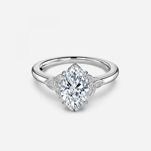 Kerensa Marquise Vintage Moissanite Engagement Ring