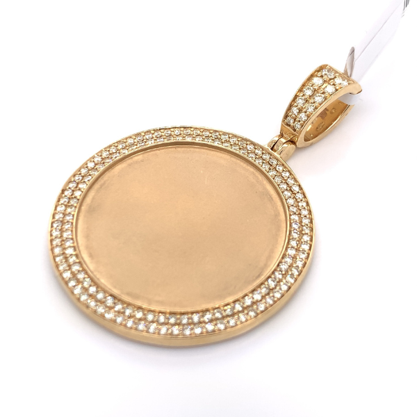 2.00 CT Moissanite Iced Out Memory Pendant