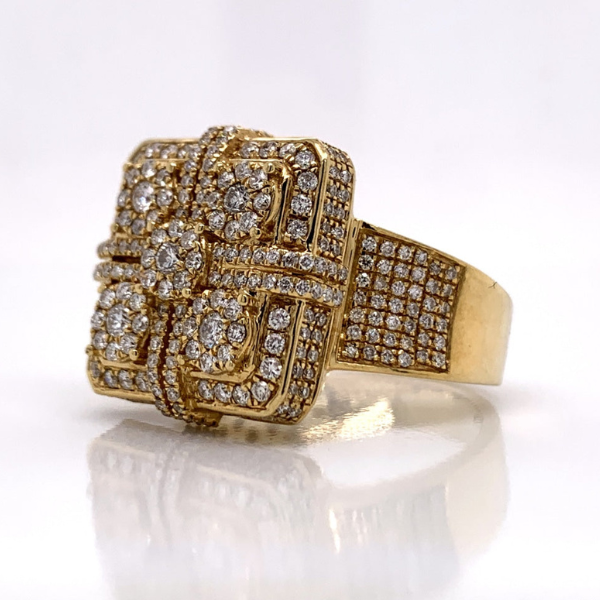 1.98Ct Pave Moissanite Ring