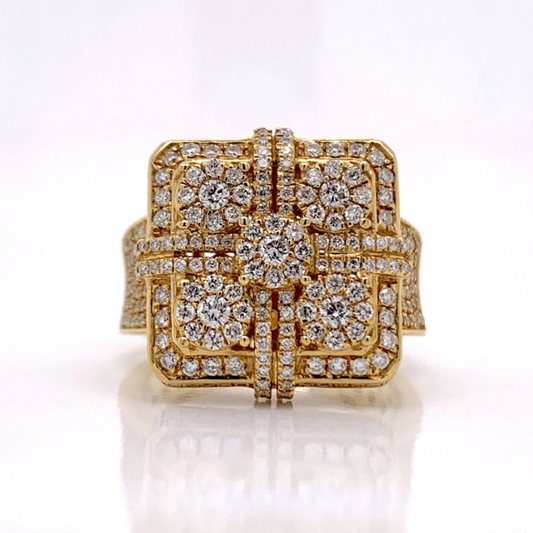 1.98Ct Pave Moissanite Ring